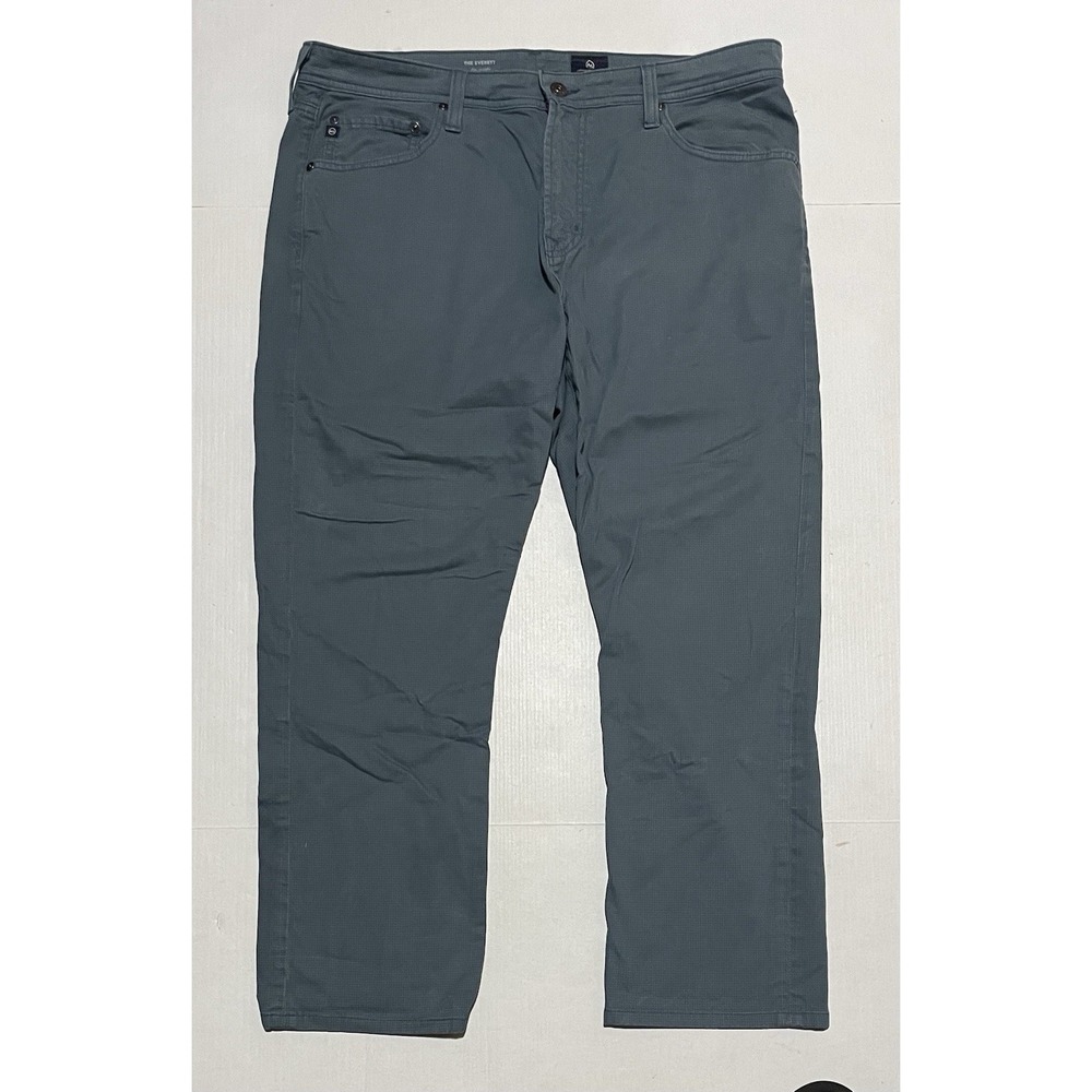AG Adriano Goldschmied The Everett Slim Straight Dark‎ Teal Mens 36 X 27.5 USA